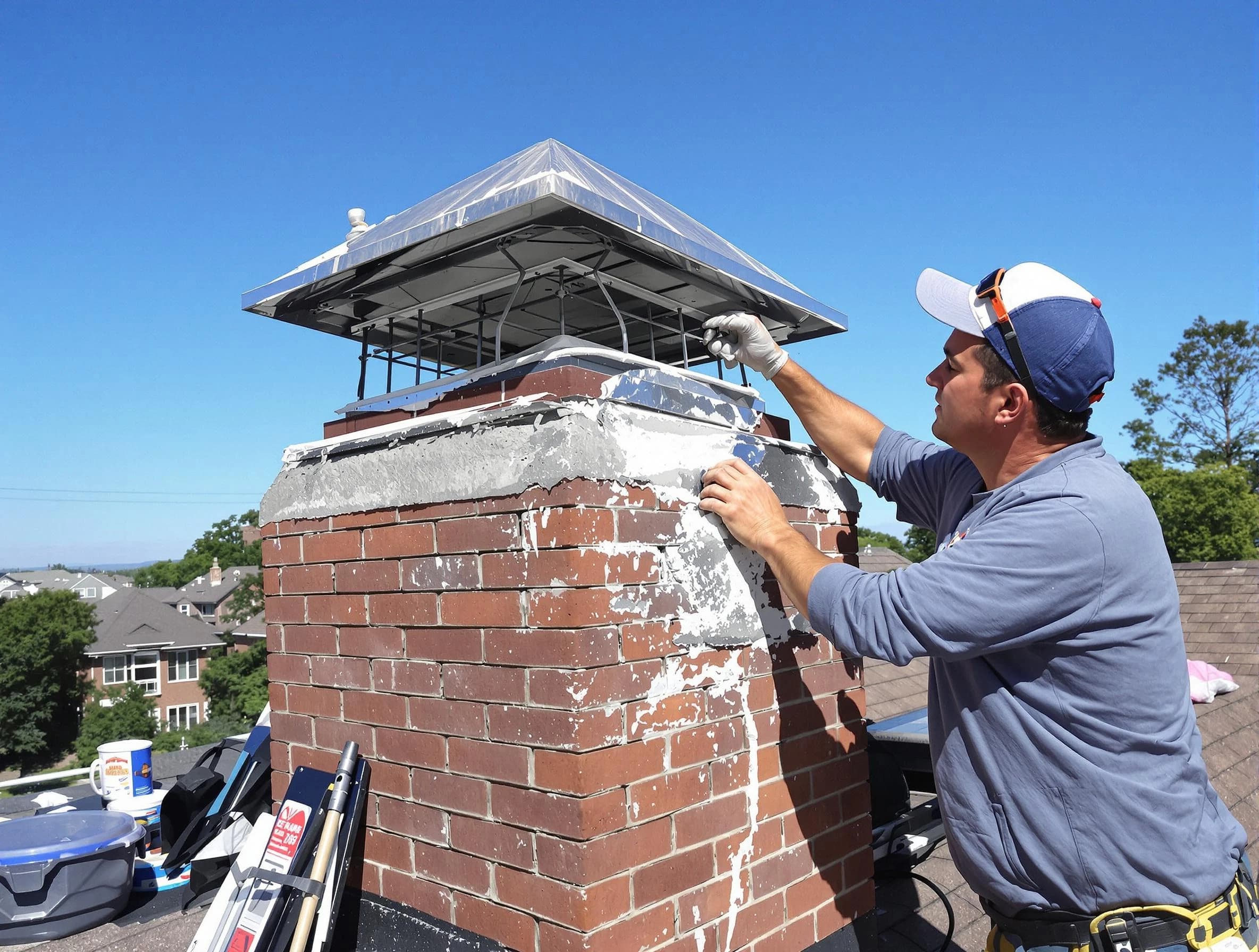 Chimney Crown Services service in Staten Island, NY